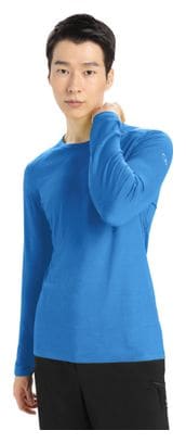 Baselayer Manches Longues Icebreaker Merinos 200 Oasis Bleu