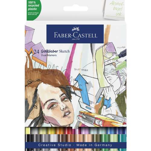 FABER-CASTELL Goldfaber Sketch Marker Sets