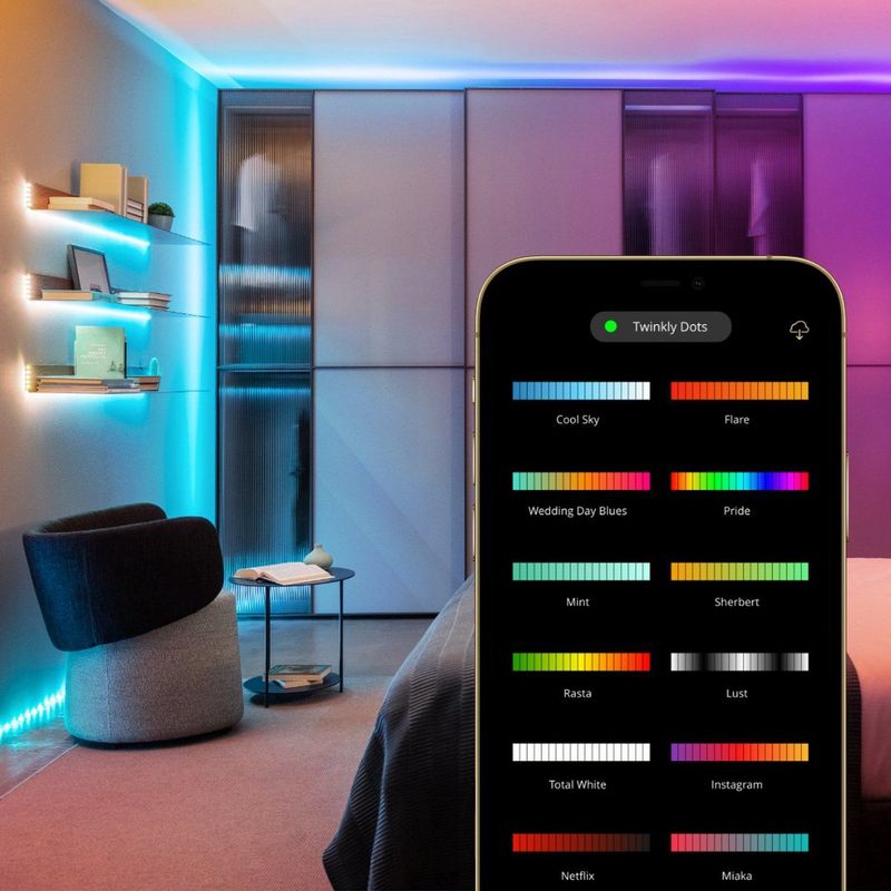 Twinkly Dots - LED-lampjes - Kleurveranderend - Slimme Decoratieve Verlichting