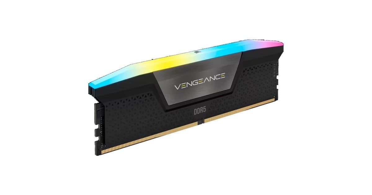 Corsair64 GB DDR5-6600 Kit werkgeheugen  (Zwart, Vengeance RGB, XMP 3.0)