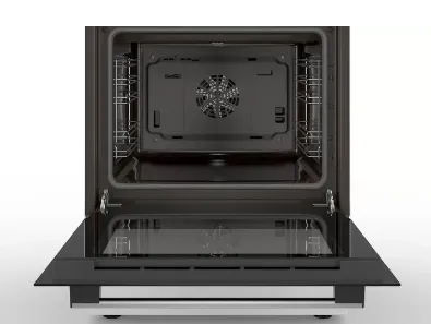 Bosch Serie | 4 HLN39A020 - Komfur - fritstående - bredde: 60 cm - dybde: 60 cm - højde: 90 cm - med selv-rengøring - hvid