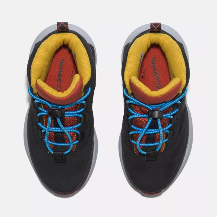 Chaussure mi-haute Euro Trekker pour tout-petit en noir
