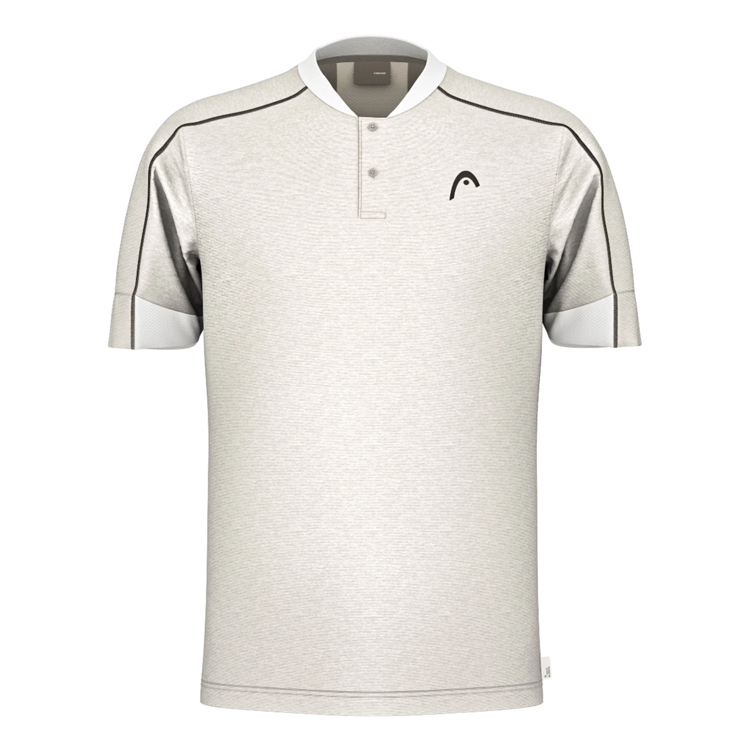 HEAD Play Tech Polo Hommes - Gris Clair