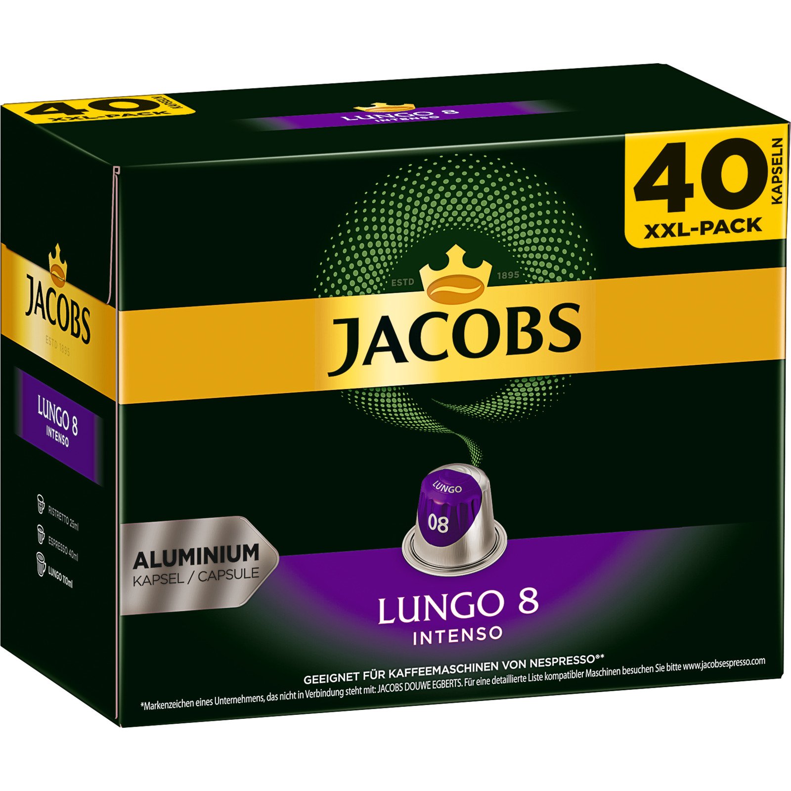 Jacobs Lungo Intenso 8 40 Kapseln
