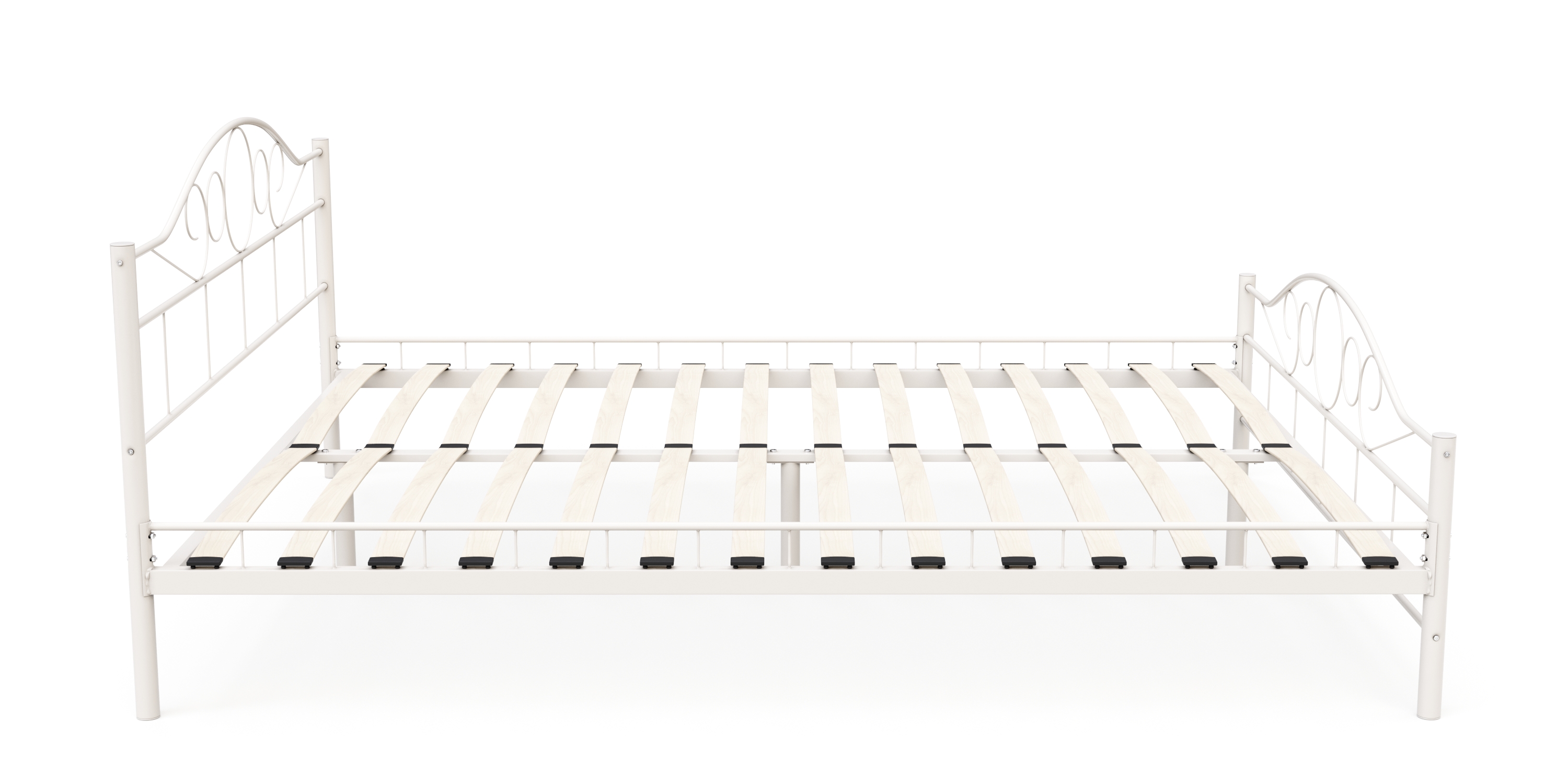 Metallbett AURELIE 160 x 200 cm weiss
