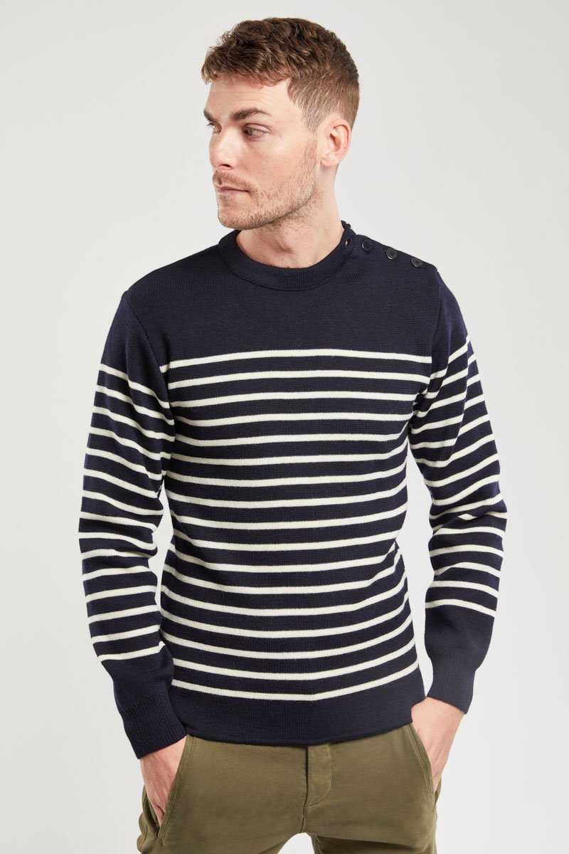 Pull marin rayé 