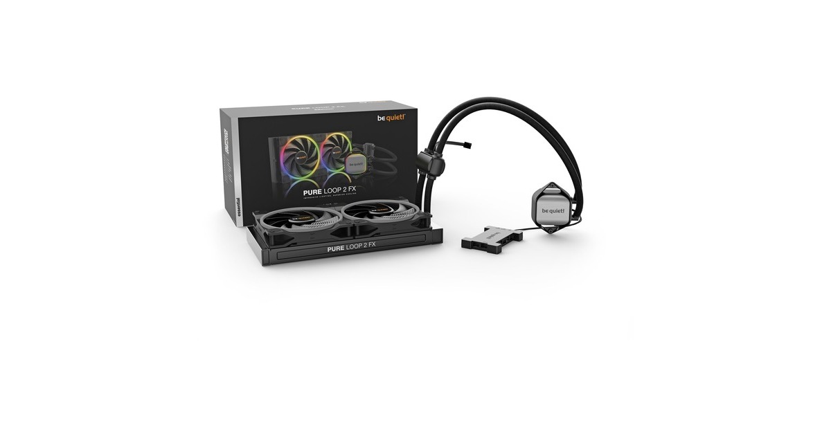 be quiet!Pure Loop 2 FX 280 mm waterkoeling  (Zwart, 4-pins PWM fan-connector)