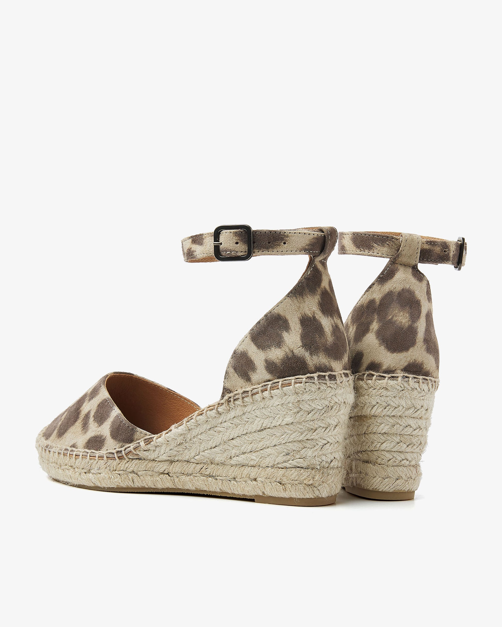 VIA VAI luipaardprint espadrilles Flora Braid