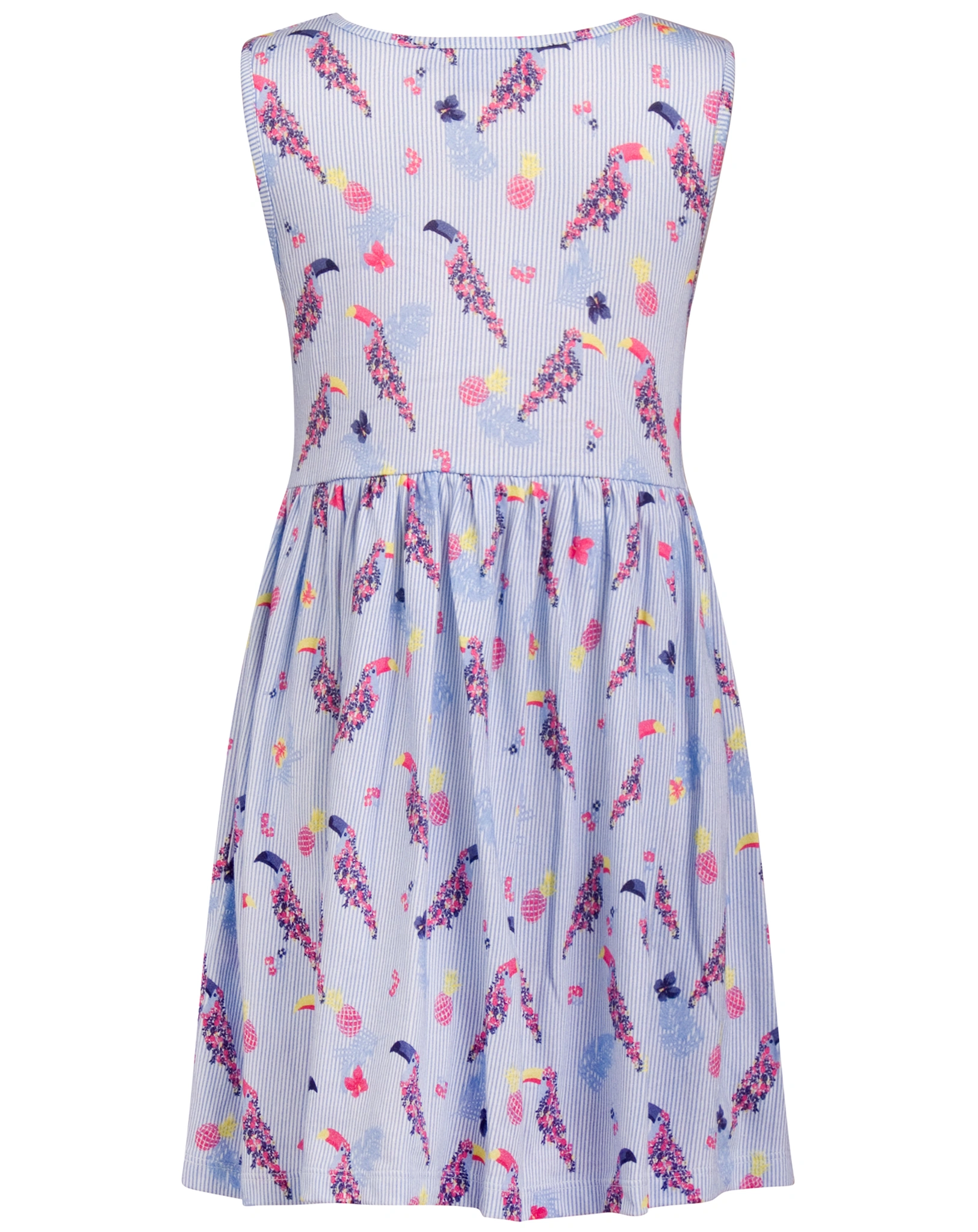 Kleid TROPICAL ärmellos in arctic blue