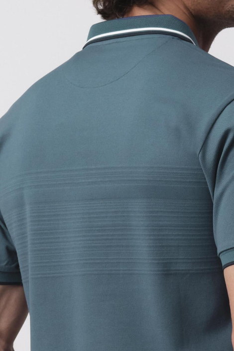Campbell blauwe heren polo