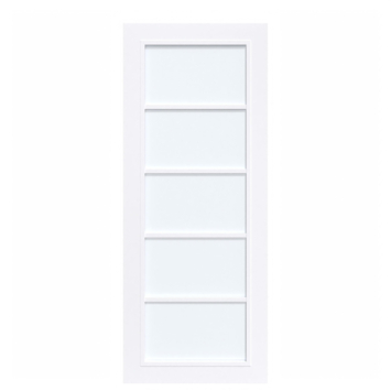 Arne & Bodil binnendeur ABD516 satijnglas - extra wit afgelakt - glaslat extra wit