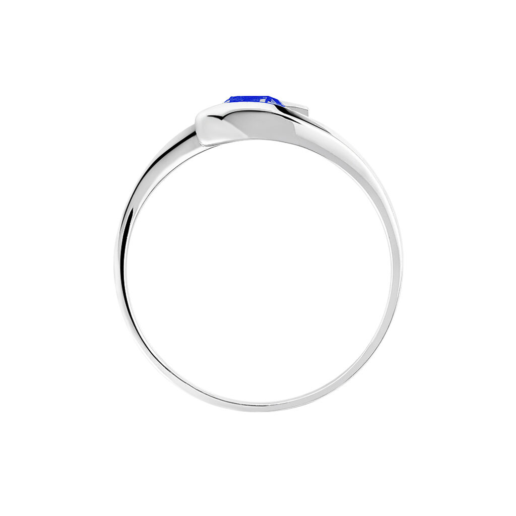 Bague Tiphaine Or Blanc Saphir