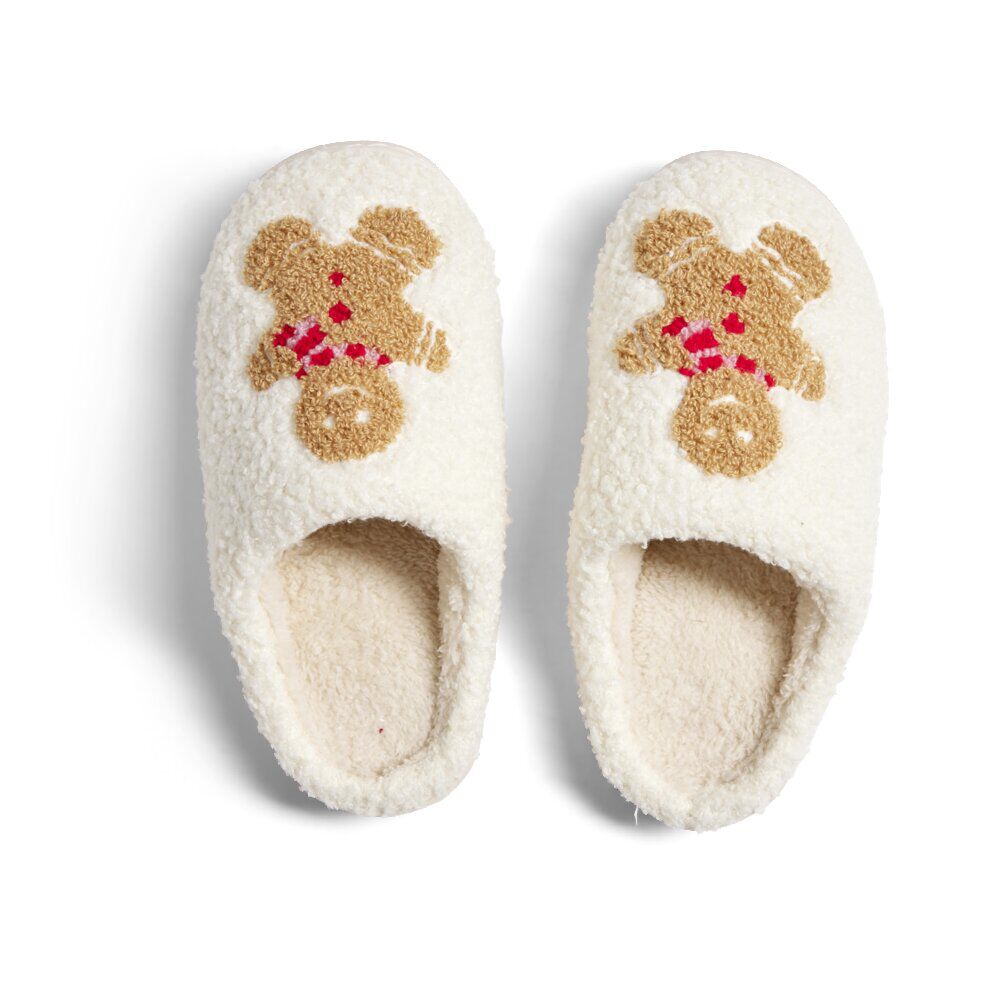 Chaussons Noël mixte bonhomme pain d'épices T36 à 45