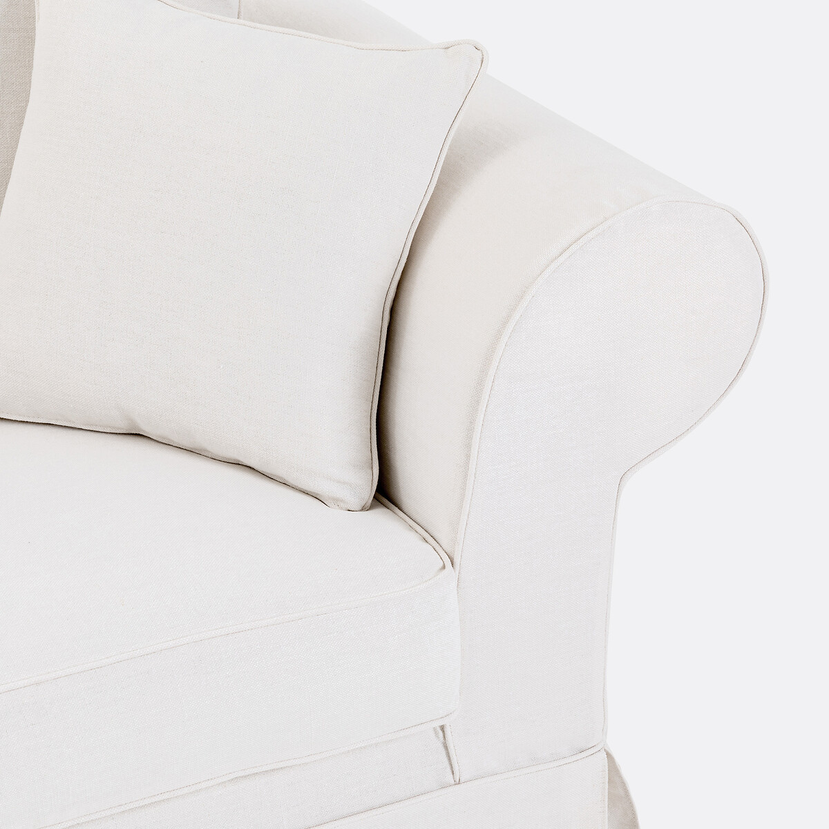 LA REDOUTE INTERIEURS<br>Sofá de linho grosso, conforto superior, Adélia