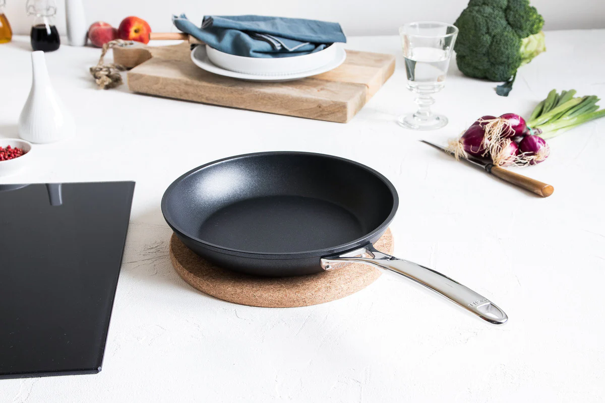 Poêle aluminium Castel'Pro fixe 26cm Cristel
