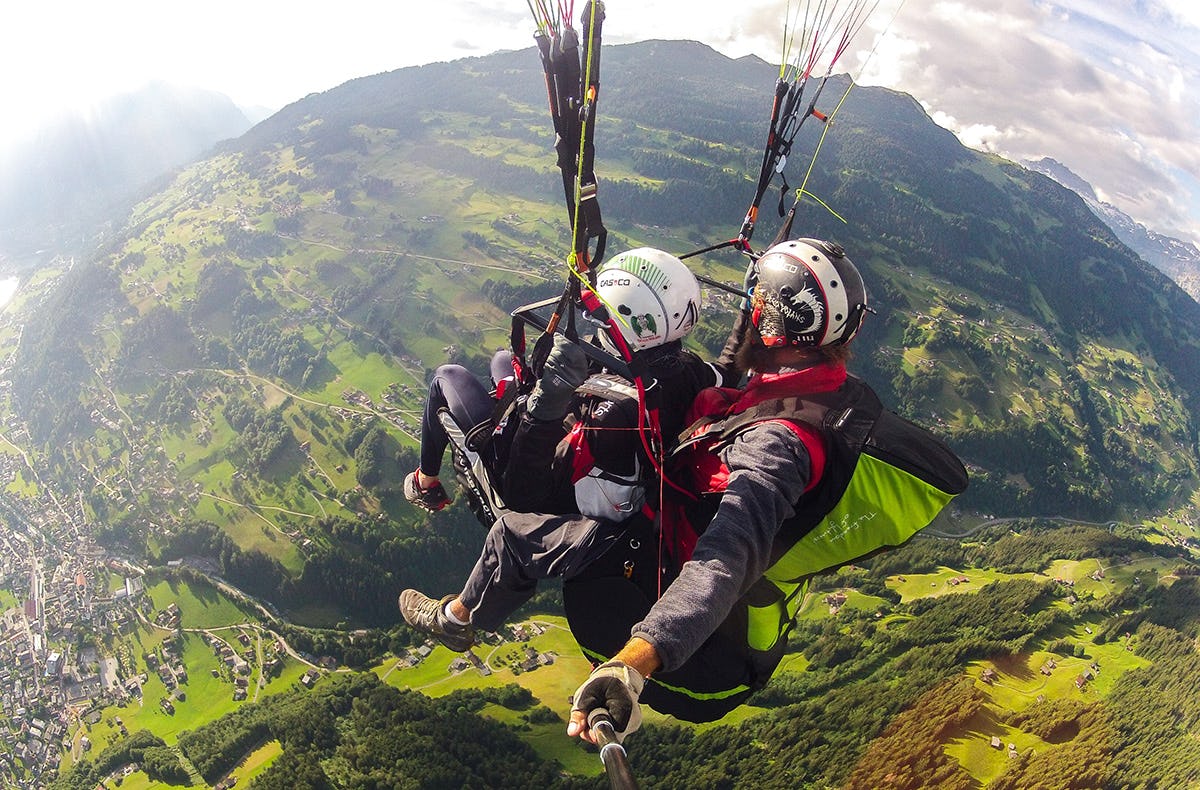 Gleitschirm Tandemflug Schruns
