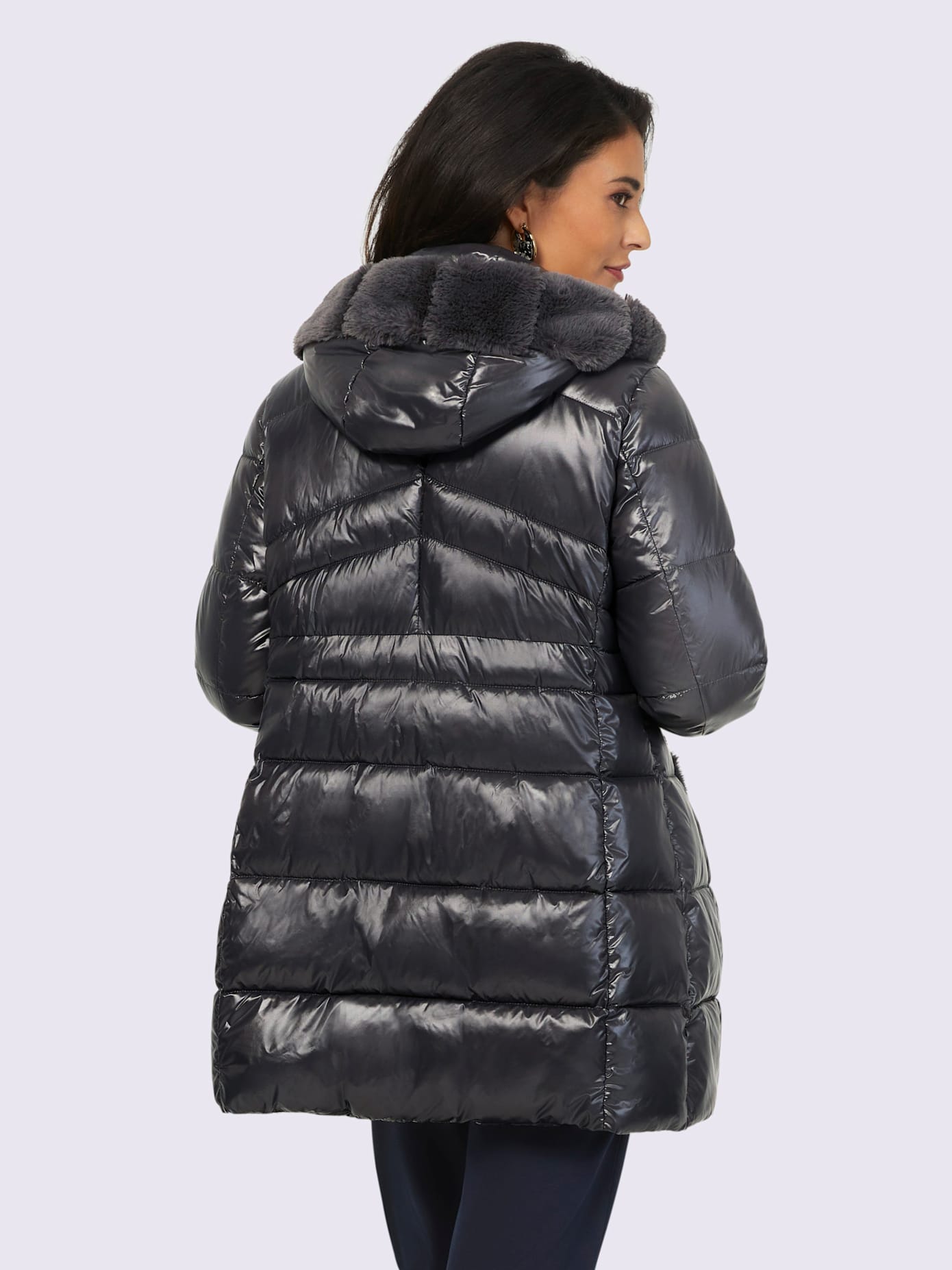 Veste longue superbe qualité légèrement brillante