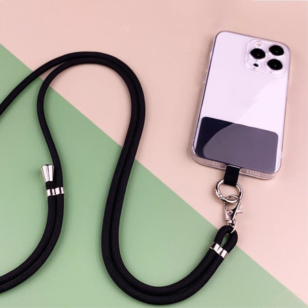 (160cm) Universal Necklace Handykette Umhängeband für Schutzhülle   1x Einlage - Orange
