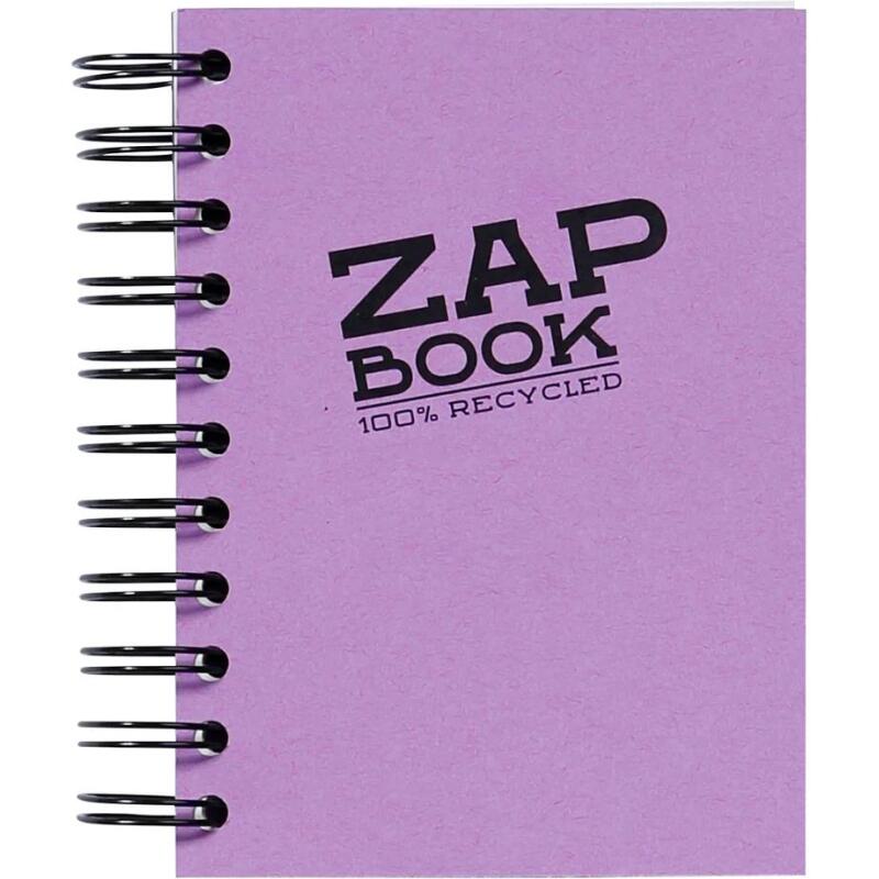 Zap Book carnet spiralé 160F A6 80g - Assortiment mixte