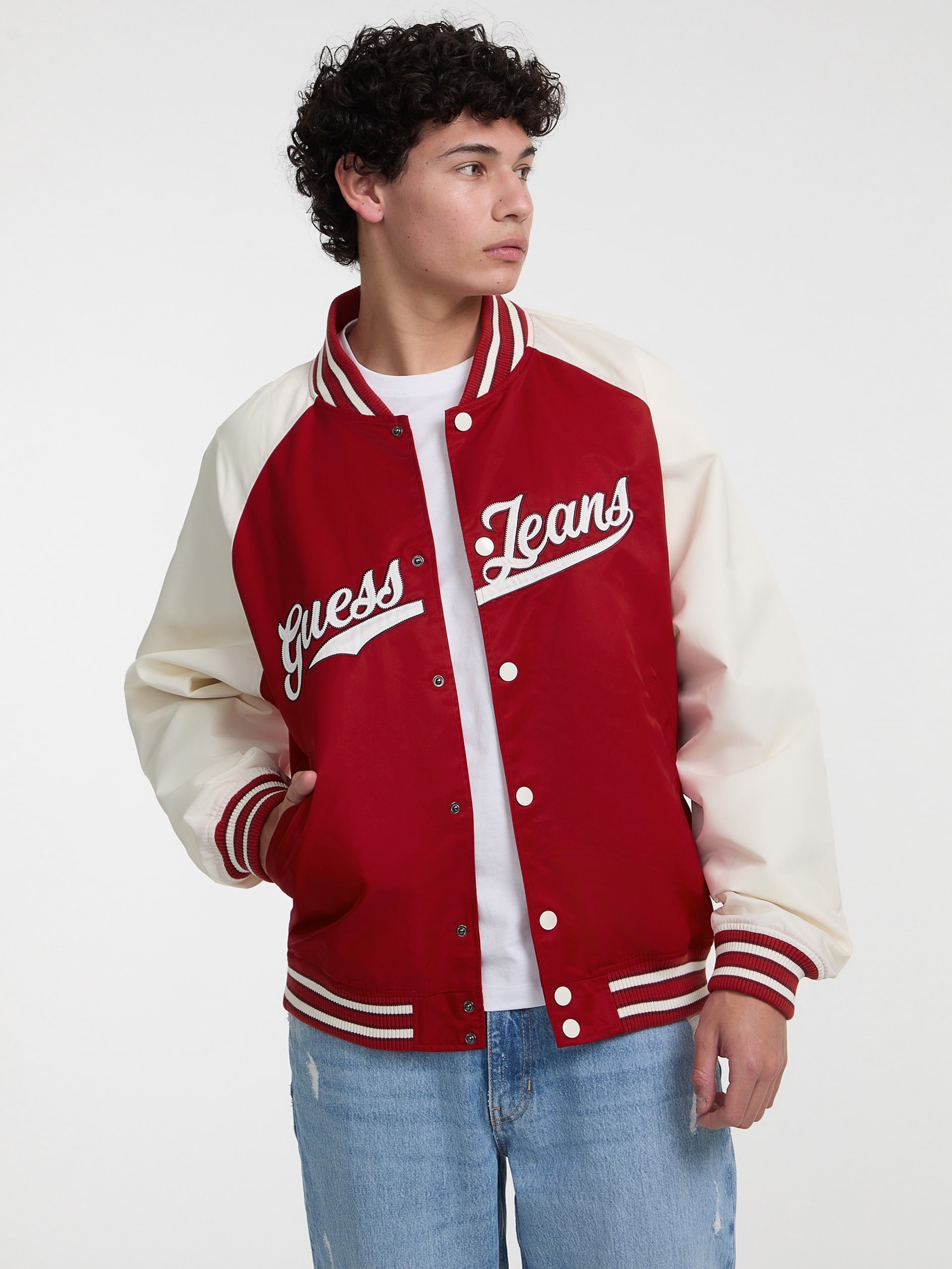Jaqueta Varsity Raglan