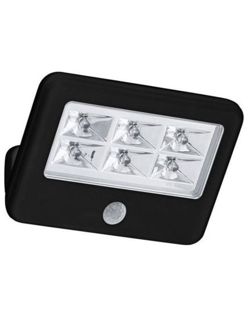 Eglo Straler Gavelo Met Sensor - Buitenverlichting - Zwart