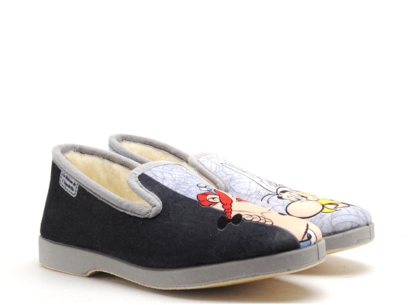 La maison de l espadrille chaussons homme a51h gris