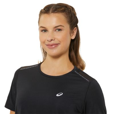 ASICSROAD Shortsleeve Top - schwarz