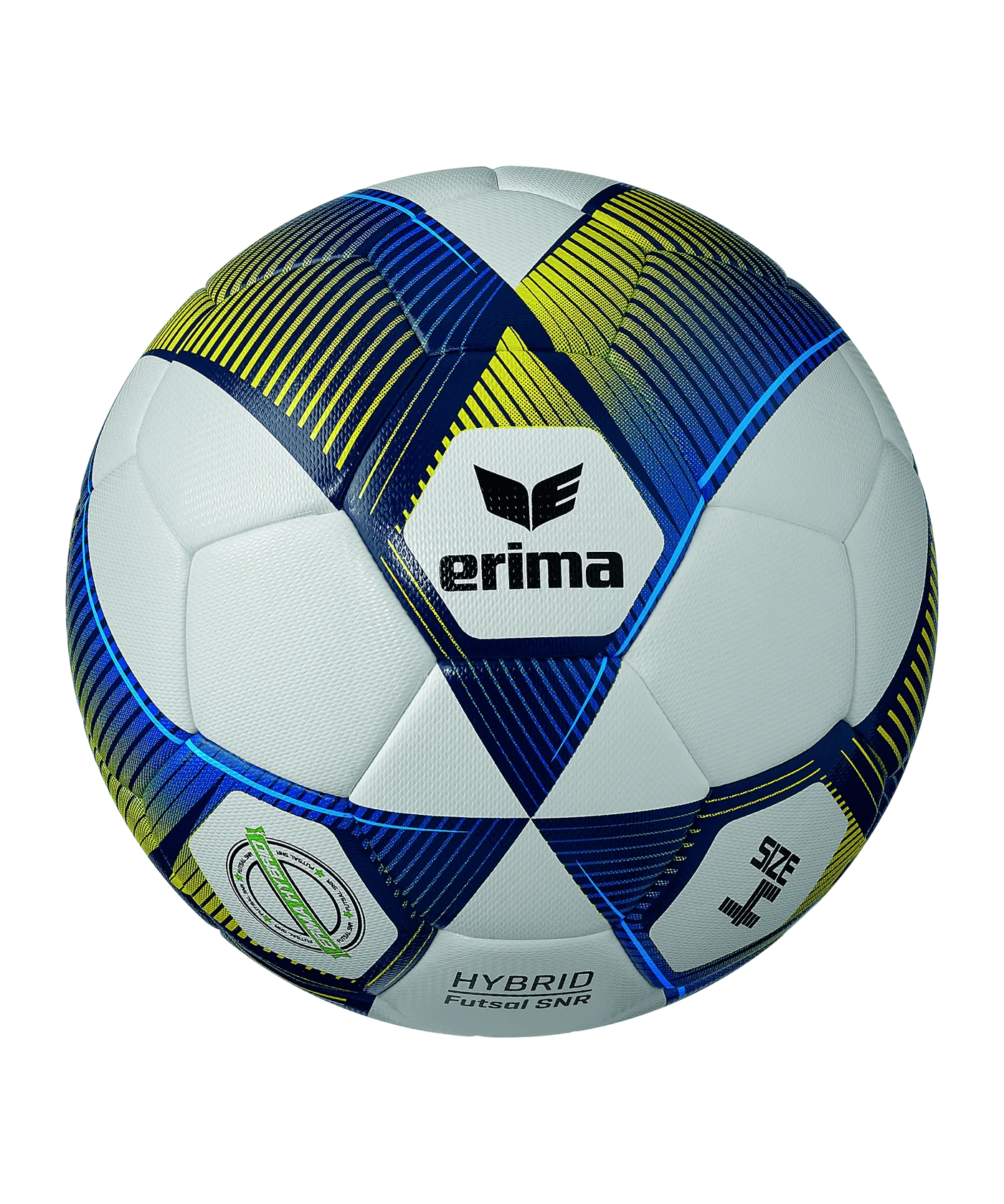 Erima Hybrid Futsal Trainingsball Blau Gelb