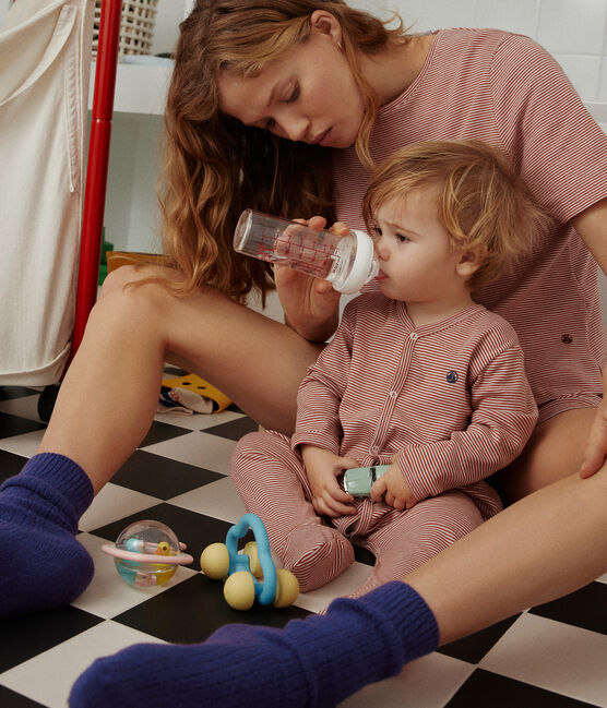 Pyjama à rayures en coton bébé