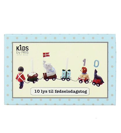 Kids by Friis Kerzen - 10 st. - 11 cm - Für Geburtstagszug