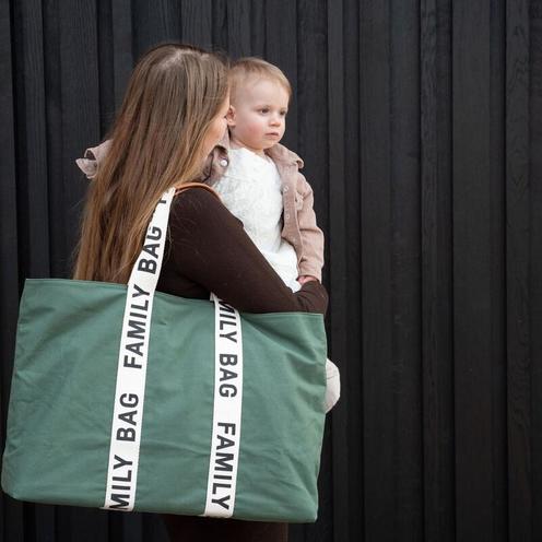 Family Bag Sac à langer Signature Green - CHILDHOME