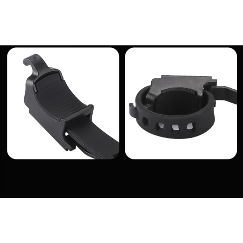 1500mAh Wiederaufladbares USB Fahrrad Licht Velo LED Warnlicht IPX4 - Hellblau