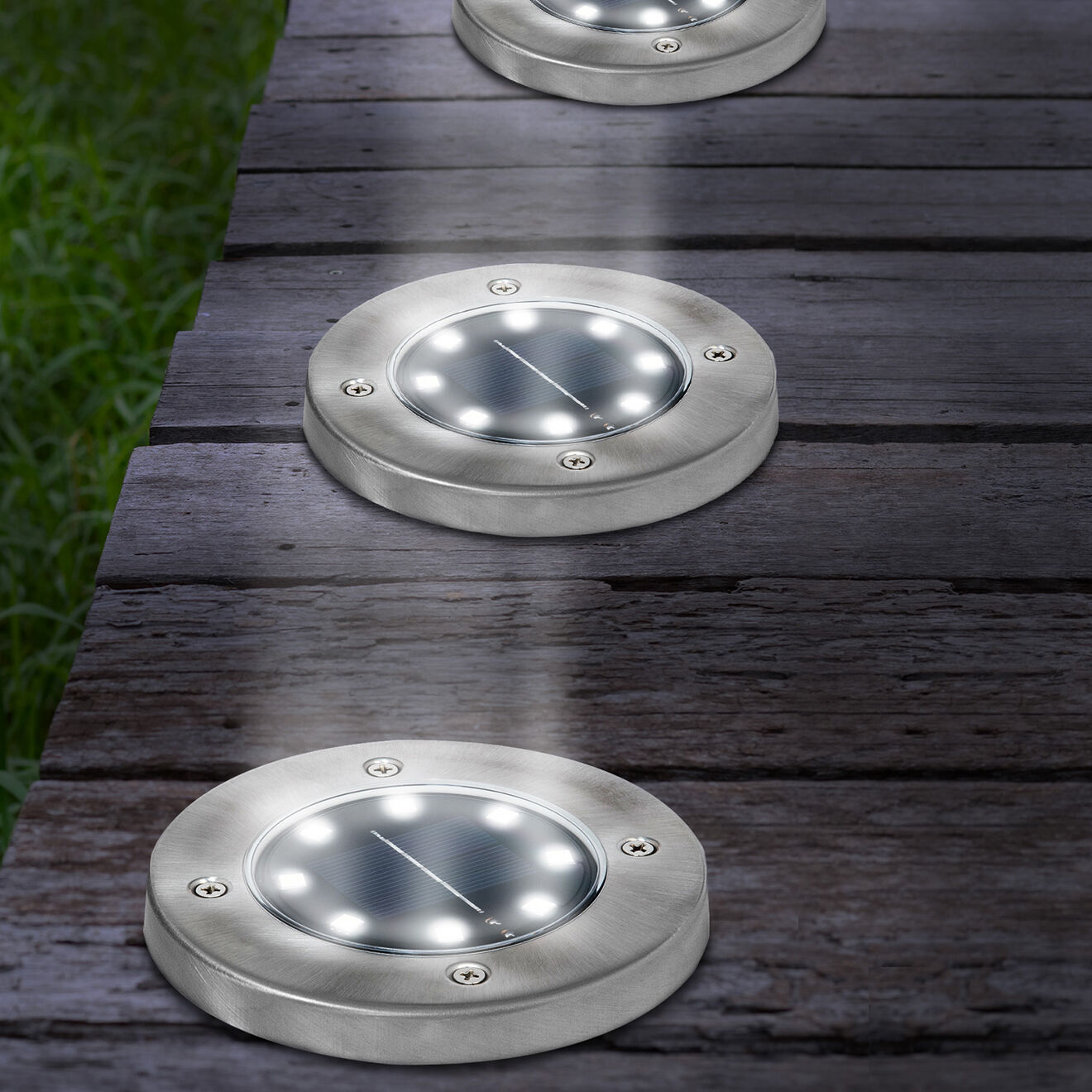 Pratik Garden 10 balises solaires noires