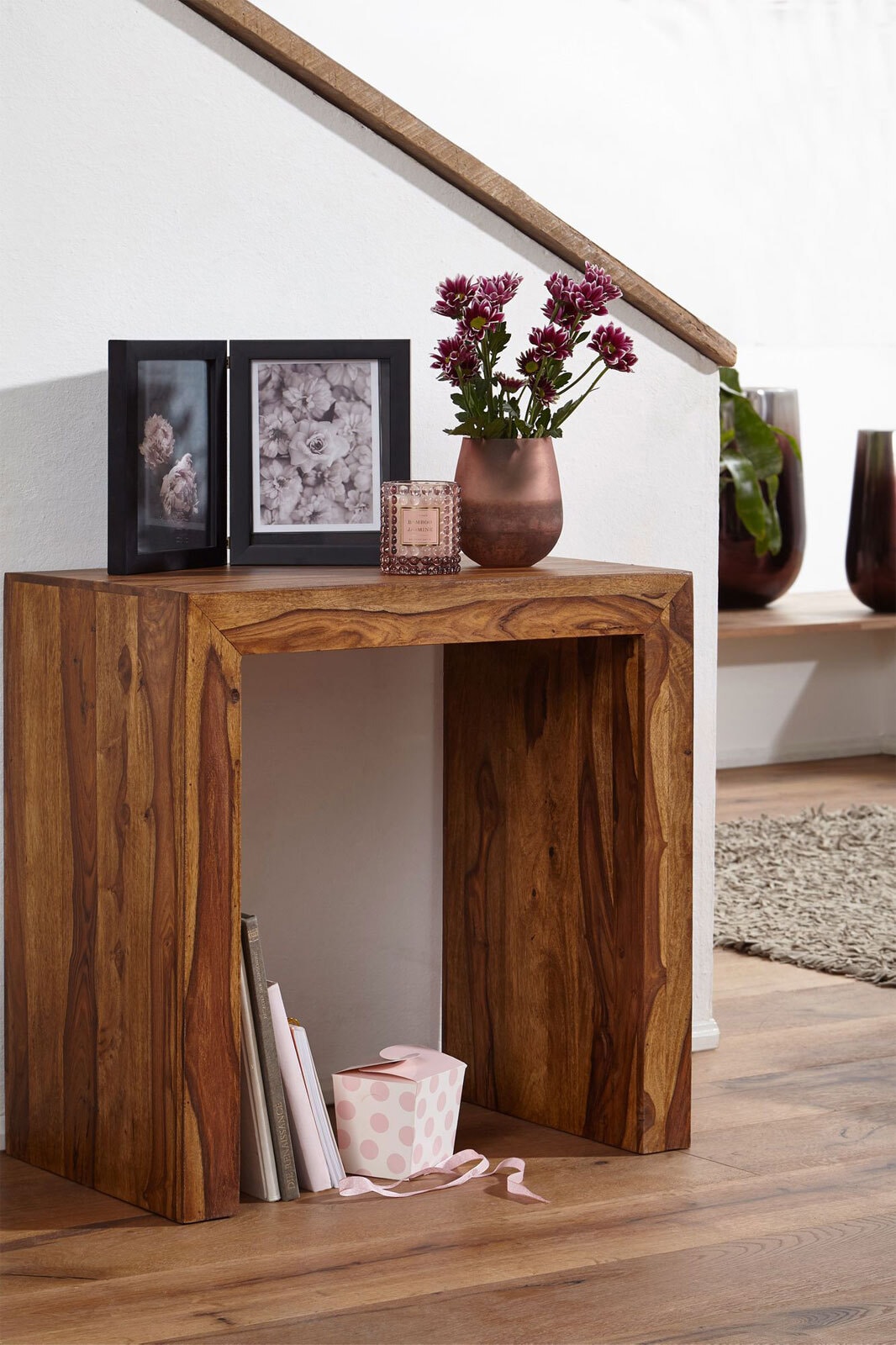 Beistelltisch Girga 60x35x60 Sheesham massiv