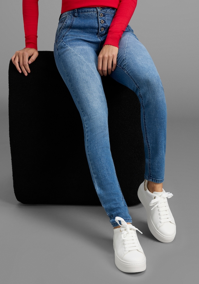 Bruno Banani Skinny-fit-Jeans , mit schrägen Nähten - NEUE KOLLEKTION