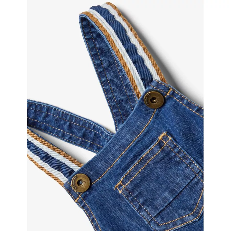 name it Boys Latzhose Nbmromeo medum blue denim