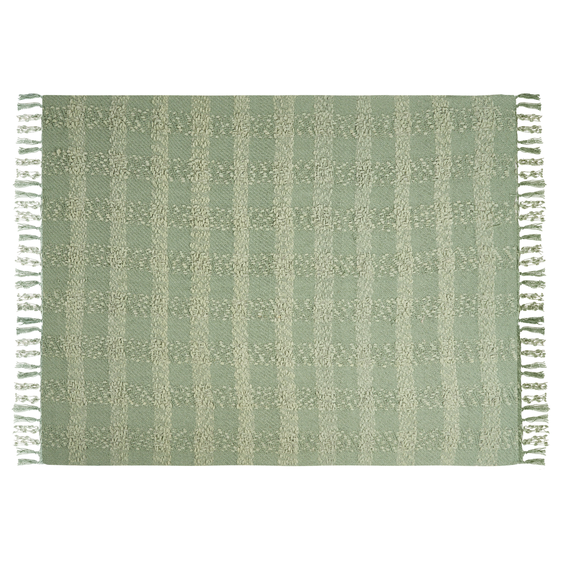 Beliani - VELLA - Plaid - Groen - 200 x 220 cm - Polyester