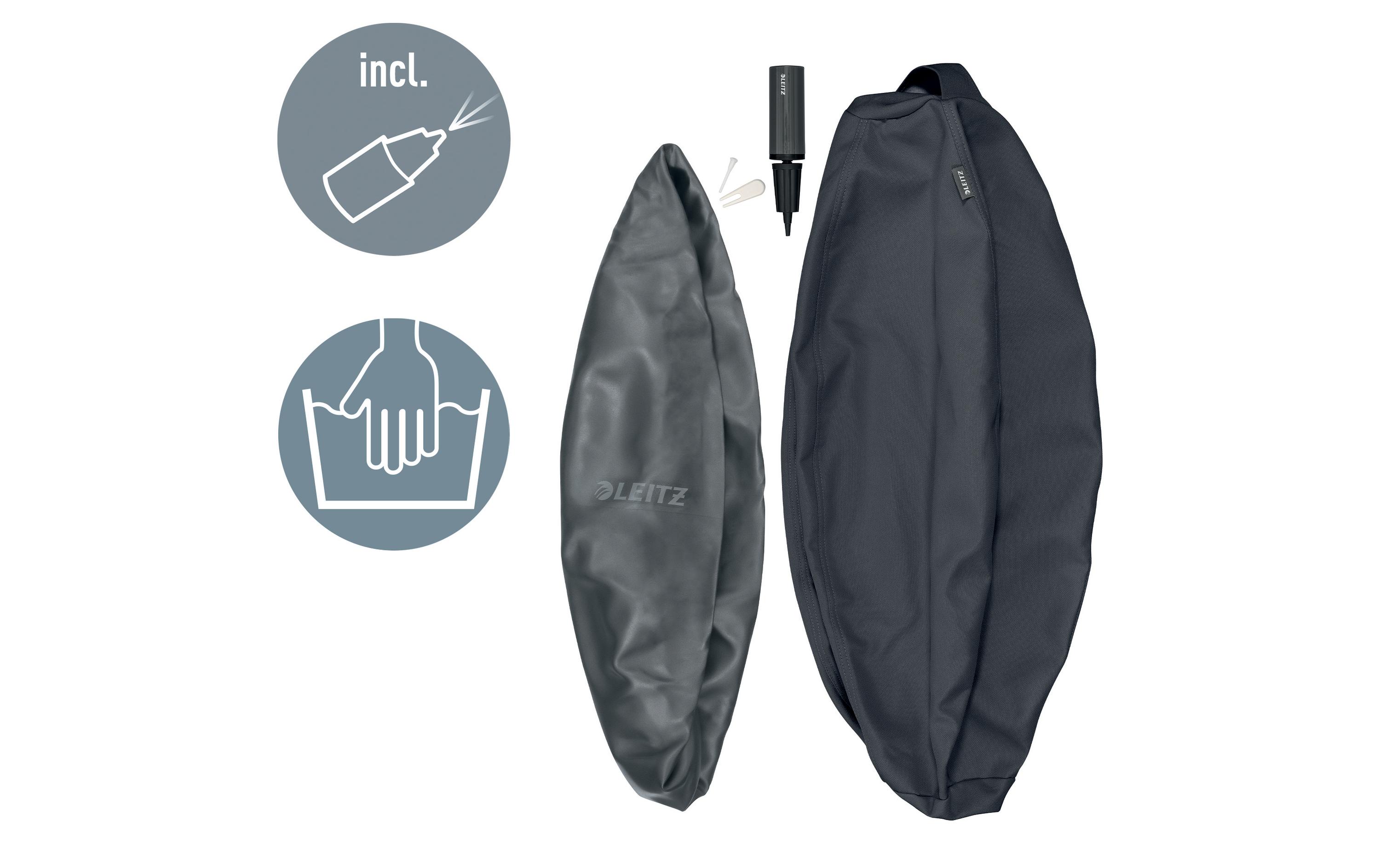 Sitzball Ergo Active 75 cm, Dunkelgrau<br>Sitzball für zu Hause oder für Büro
