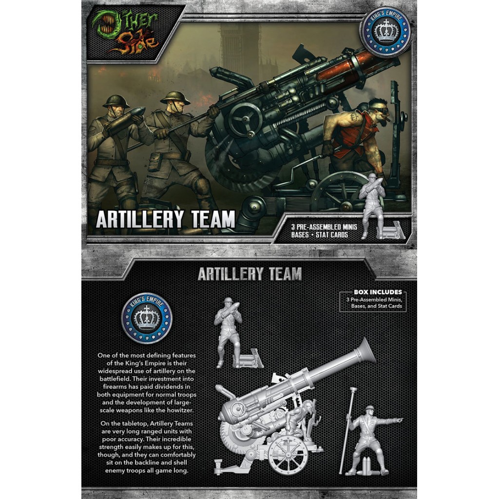 The Other Side - King's Empire Unit Box - Artillery Team