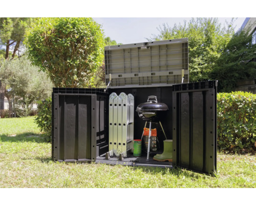 Stora Way Plus XL opbergbox inclusief gasveren, 145 x 85 x 124,5 cm, antraciet