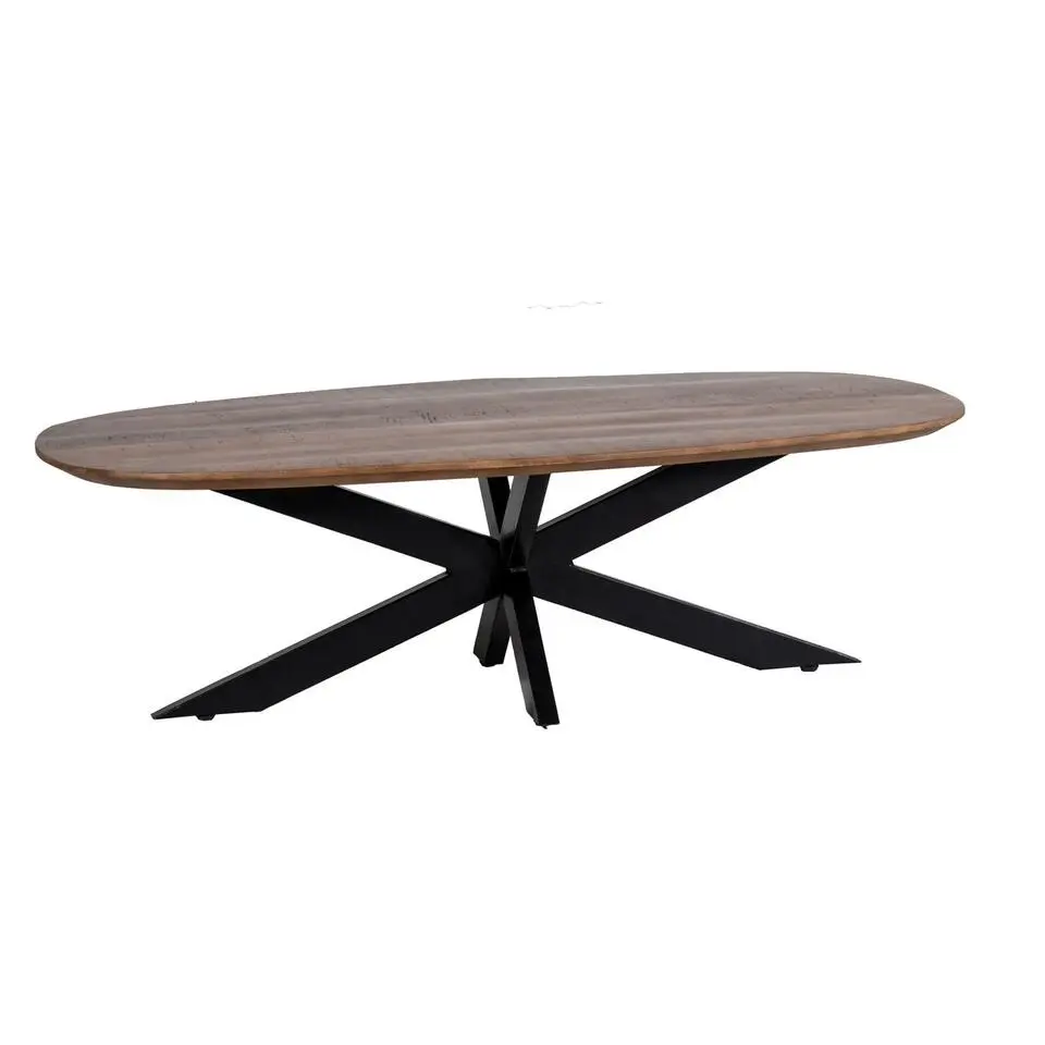 Salontafel Bruin - 130x70x40cm - Mangohout - Tafel Omar
