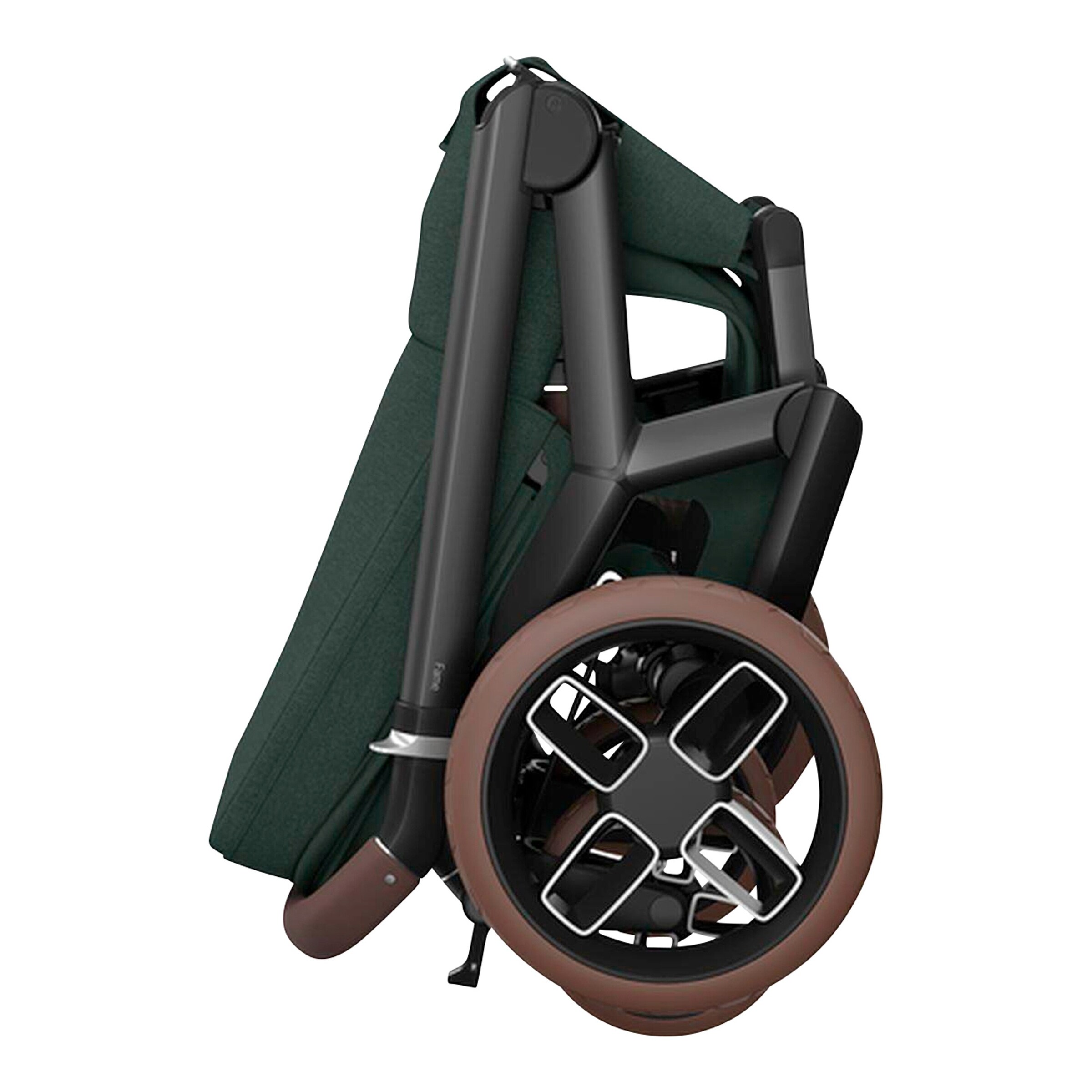 Maxi-Cosi - Premium Kombikinderwagen Fame twillic green