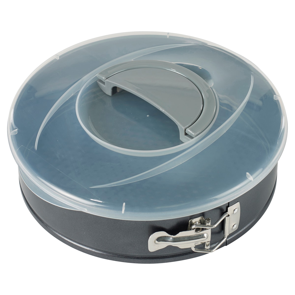 Funktion w/lid Cake tin Dia. 26 cm 2,7 liter Grey