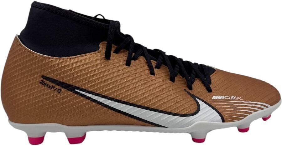 Nike Superfly 9 Club FG MG Voetbalschoenen Metallic copper