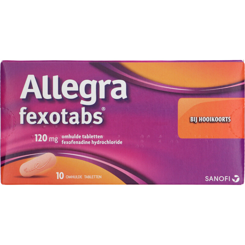 Allegra Fexotabs 120mg omhulde tabletten