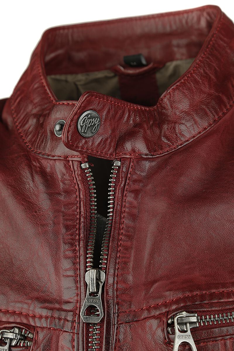 Camren Slim Fit NSLVW | Gipsy Veste en cuir