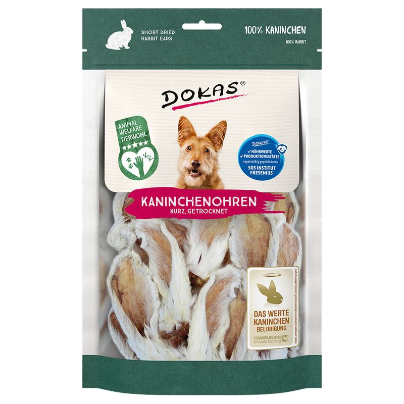 Oreilles de lapin Dokas avec poils