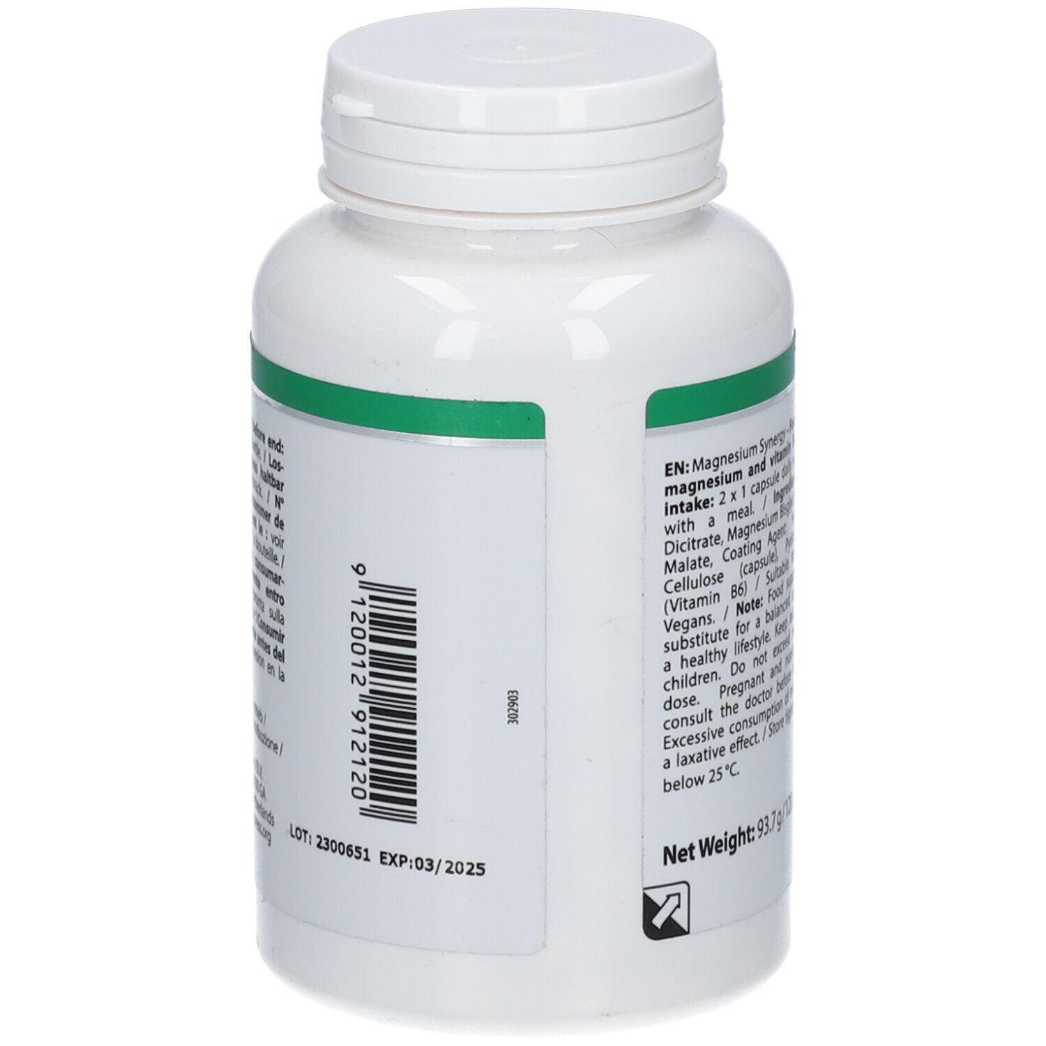 MAGNESIUM SYNERGY Komplex Glycinat Malat & Citrat