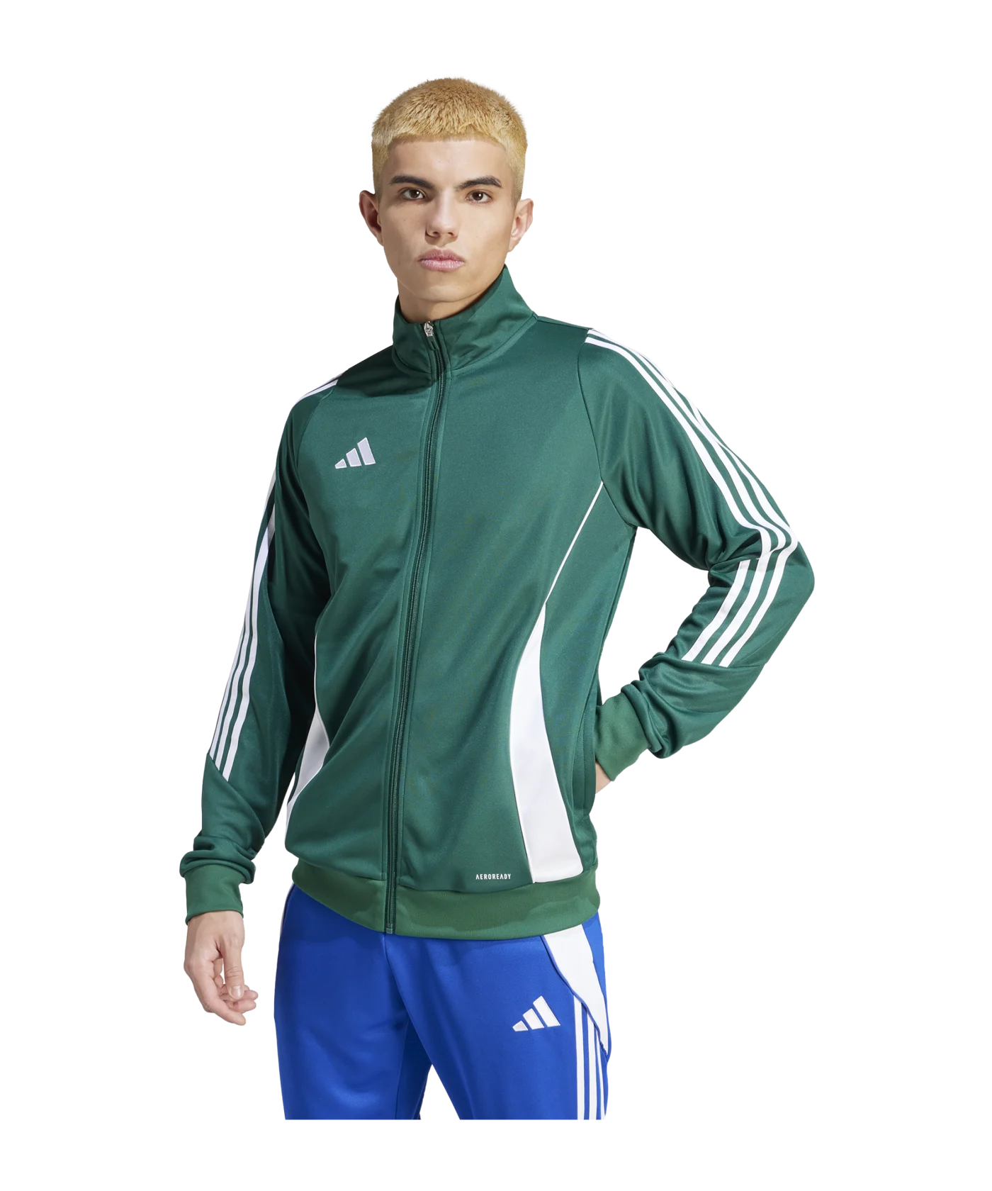 adidas Tiro 24 Trainingsjacke Grün Weiss