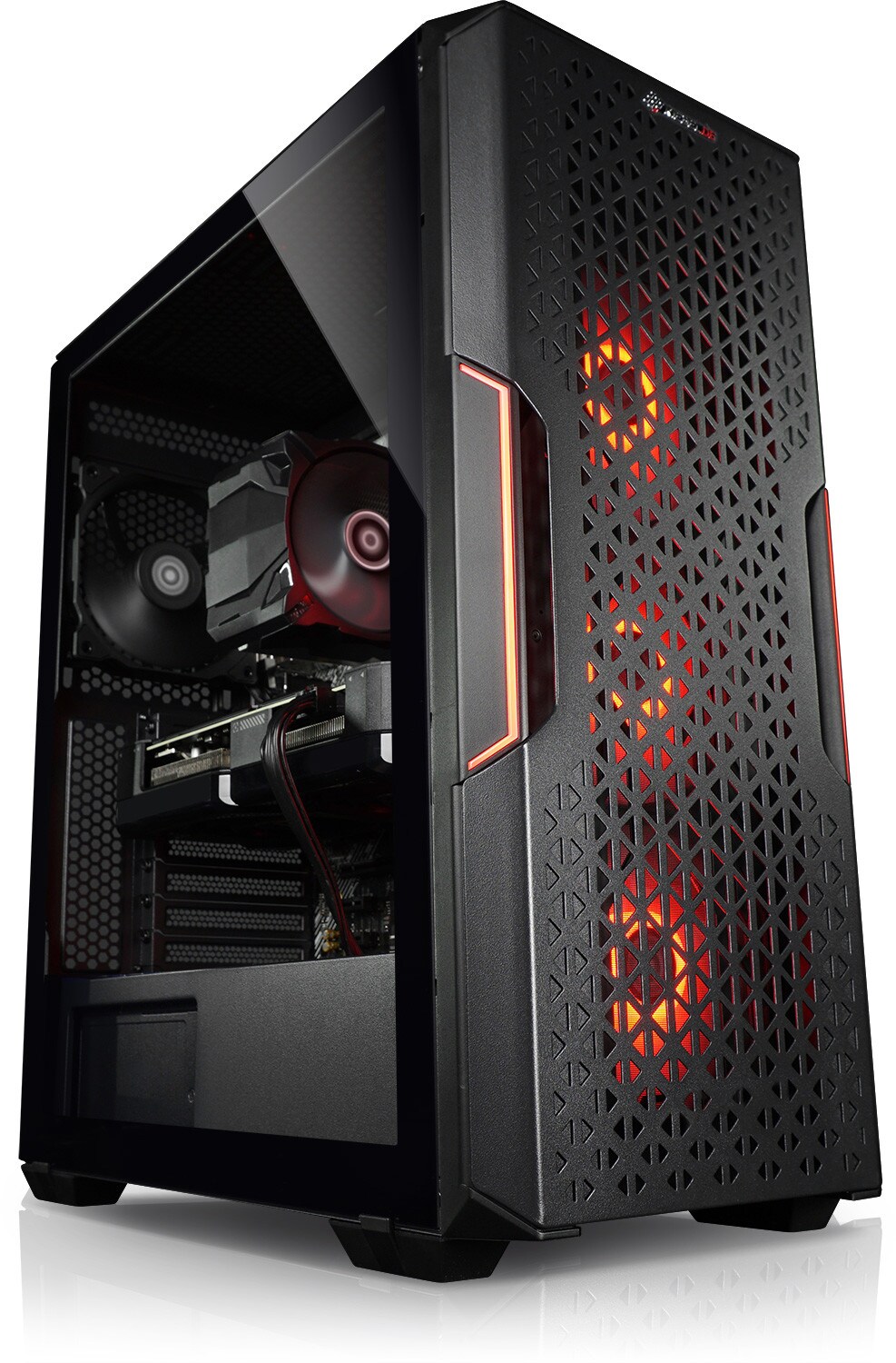 Gaming PC Guardian V AMD Ryzen 9 5900X, 64GB DDR4, NVIDIA RTX 4070 12 GB, 2TB SSD, WLAN, Windows 11